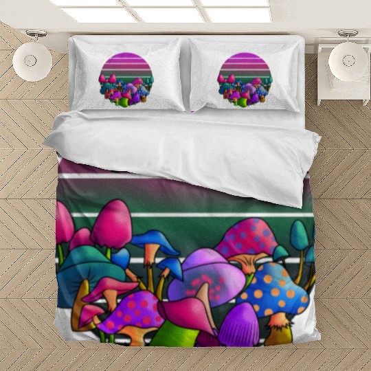 de and Seek Challenge Accepted Fungi Mushroom Bedding Sets