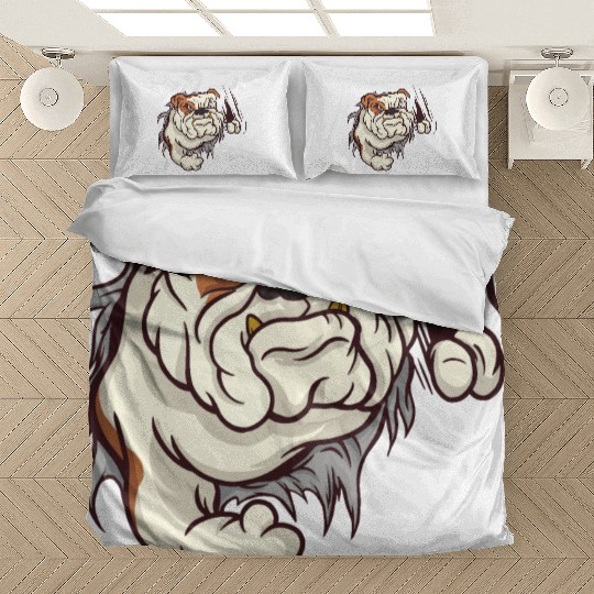 Angry bulldog cool dogs design Bedding Sets