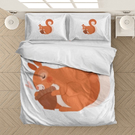 Oh Nuts Squirrel Gift Squirrel Pet Animal Bedding Sets