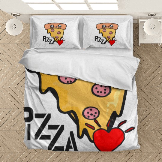 Pizza Love Bedding Sets
