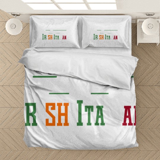Never Underestimate An Irish Italian Funny Gifts Bedding Sets