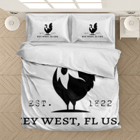 Key West Fl Usa Rooster Bedding Sets