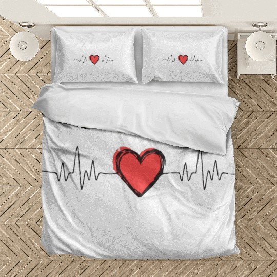 heart beat Bedding Sets