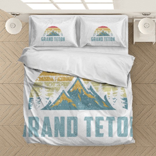 Grand Teton National Park Wyoming Mountain Sweat S Bedding Sets
