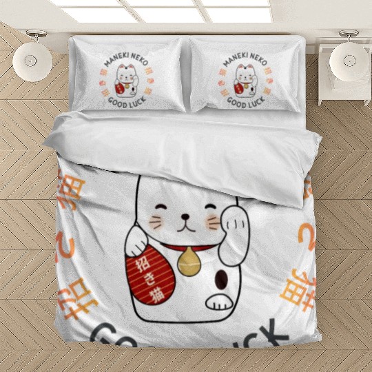 Maneki Neko: Lucky Cat Bedding Sets