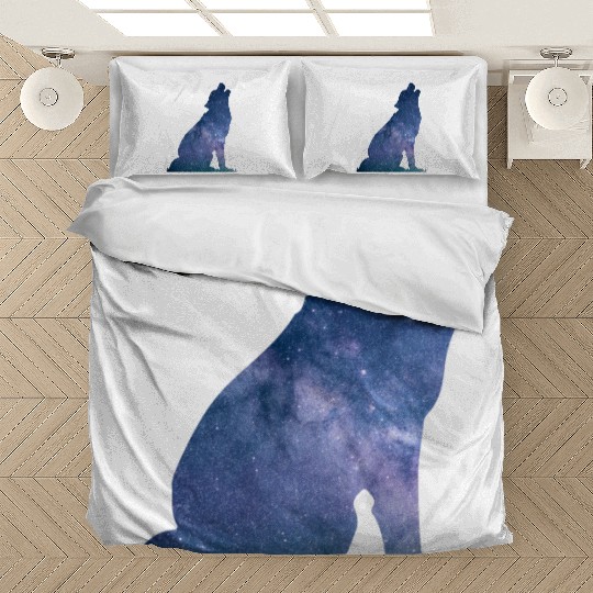 Galaxy Wolf Bedding Sets
