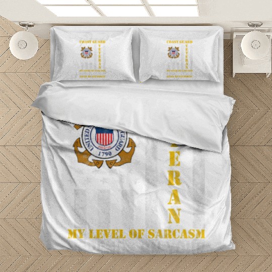 I'm a Grumpy Old US Coastguard Veteran Serving Bedding Sets