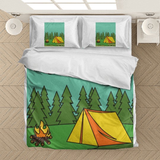Camping Nature Vintage Bedding Sets