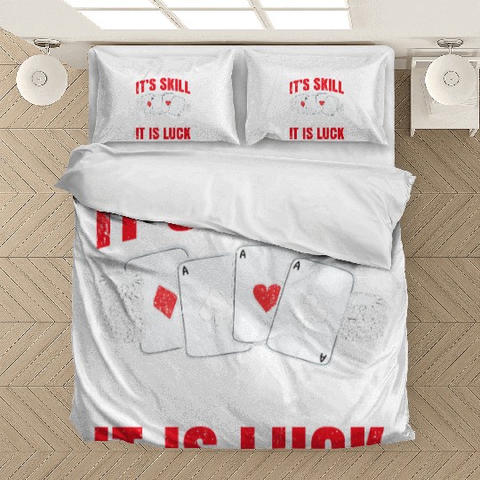 Poker Blackjack Cards Royal Flush Gambling Casino Bedding Sets