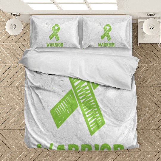 Non-Hodgkins Lymphoma Warrior Lime Green Awareness Bedding Sets