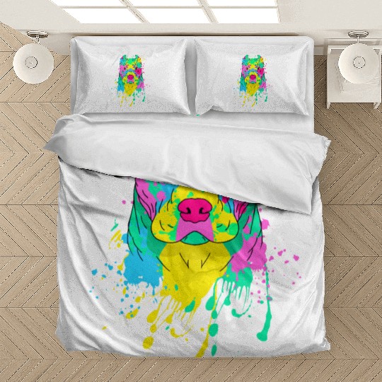 Pit bull Colorful Bedding Sets
