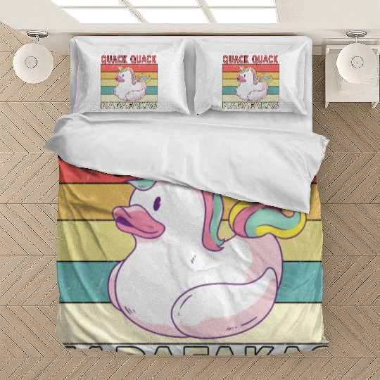 Funny Duck Sayings Ducks Quack Quack Madafakas Bedding Sets