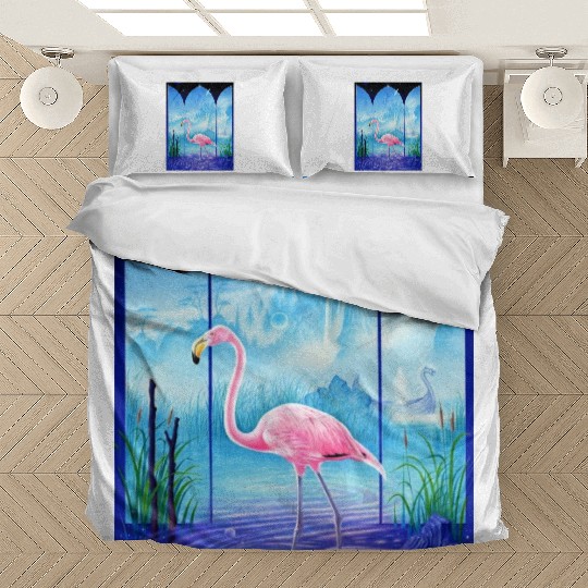 Cosmic Flamingo Bedding Sets