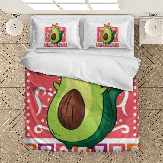 AVOGATO " AVOCADO CAT MEXICAN " Bedding Sets