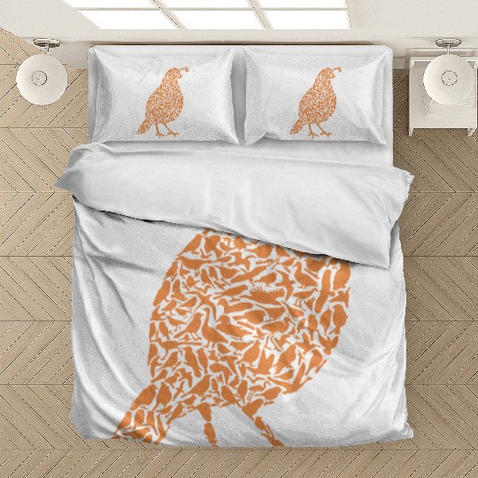 Quail farmer gift ornamental bird Bedding Sets