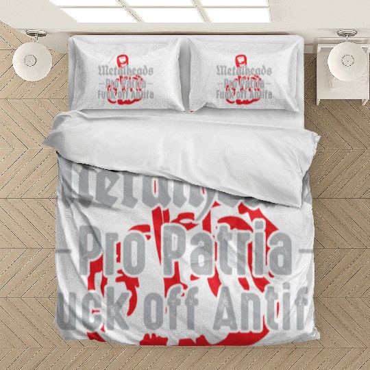 Metalheads Pro Patria - Fuck off Antifa Bedding Sets