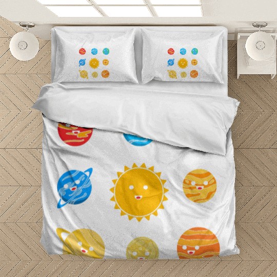 Solar System Science Just A Boy Who Loves Planets Bedding Sets