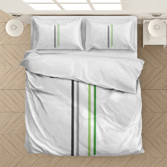 Subtle Aromantic Pride, Aro Flag, Pride Month Bedding Sets