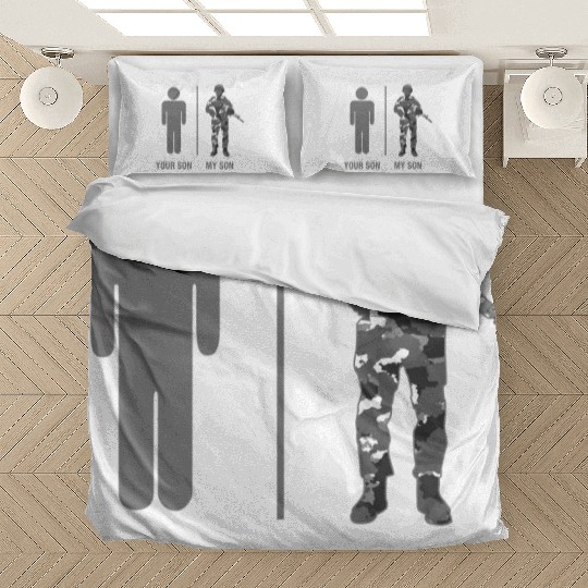 Veteran-Soldier Son Bedding Sets Military Camouflage Your