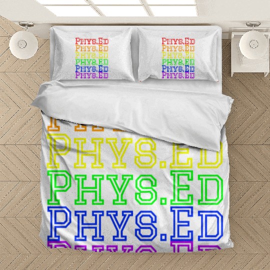 Physical Education Teacher- Rainbow Phys.Ed Bedding Sets