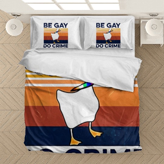 Duck BGD crime Bedding Sets