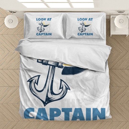 Captain Boat Lovers Fishermen Sailing Boating Bedding Sets
