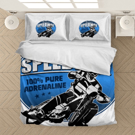 Motorcycle Speedway Racing Bedding Sets