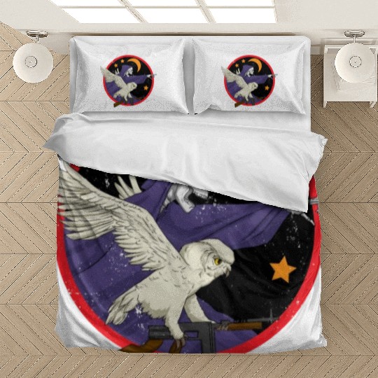 416th Night Fighter Squadron Patch Vintage WWII Bedding Sets