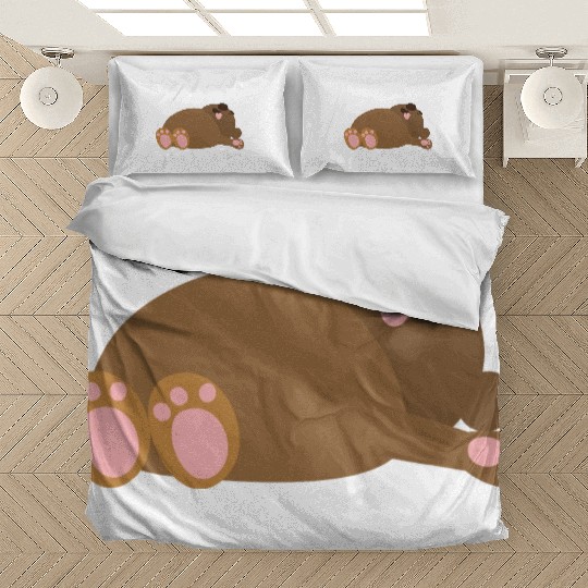 Passed out teddy bear Bedding Sets
