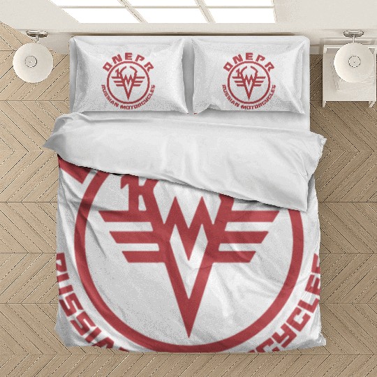 Dnepr russian motorcycles Ural sidecar gift Bedding Sets