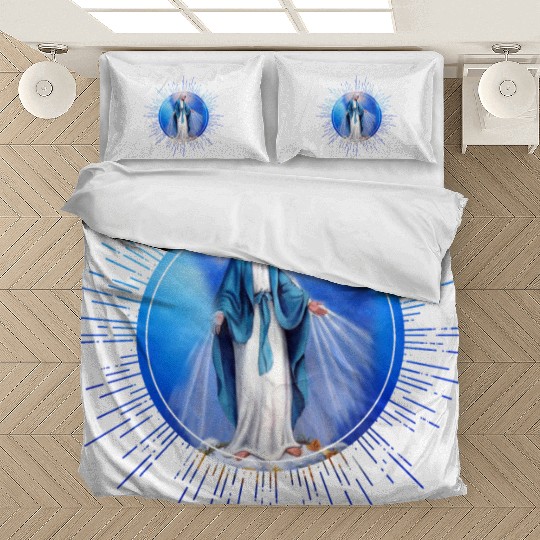 Virgin mary madonna maria ave maria catholic bibel Bedding Sets
