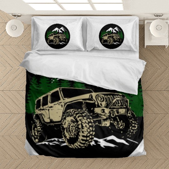 Mountain Jeep Bedding Sets
