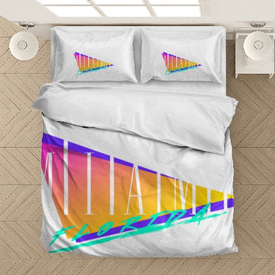 Miami Florida Retro Style Bedding Sets