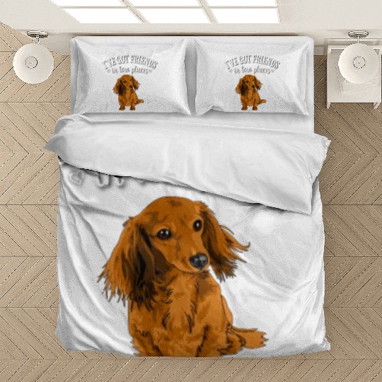 Long Haired Dachshund Bedding Sets