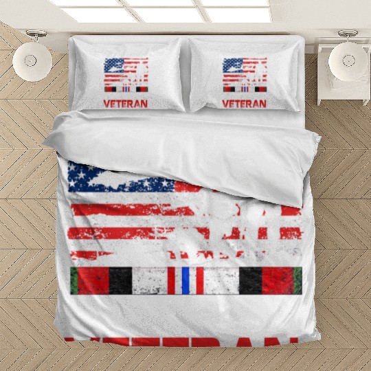 Afghanistan Combat Veteran US Veteran Military Bedding Sets