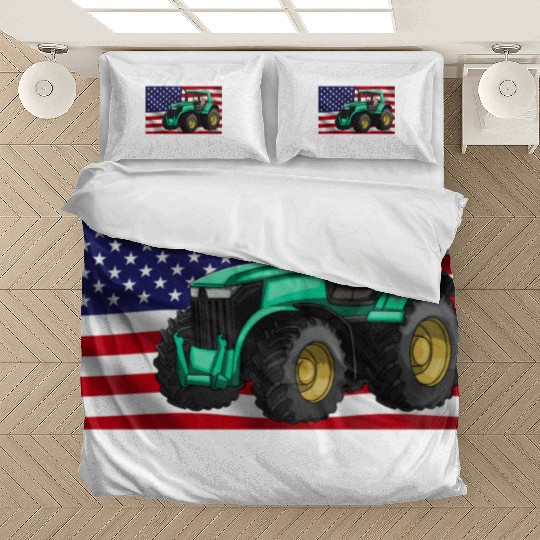 Proud American Farmer Tractor Bedding Sets
