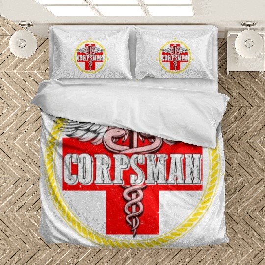 Corpsman Devil Doc Corpsman US Army Bedding Sets