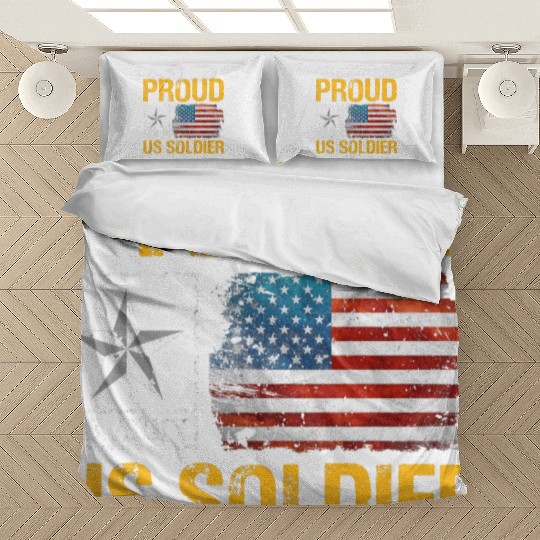 Proud Army Son Army Mom US Army Memorial Day Bedding Sets