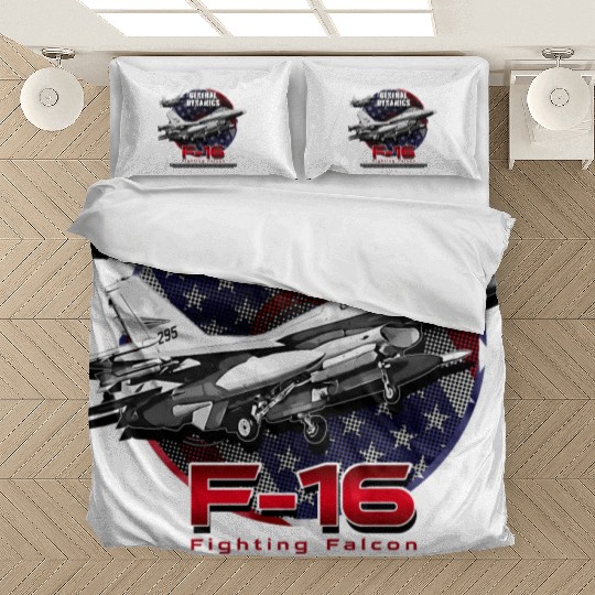 F-16 Fighting Falcon General Dynamics Fighter Jet Bedding Sets