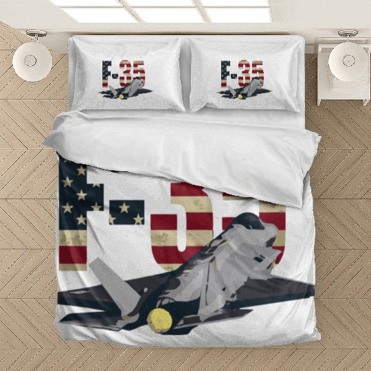 Airforce Veteran Us American Flag Bedding Sets