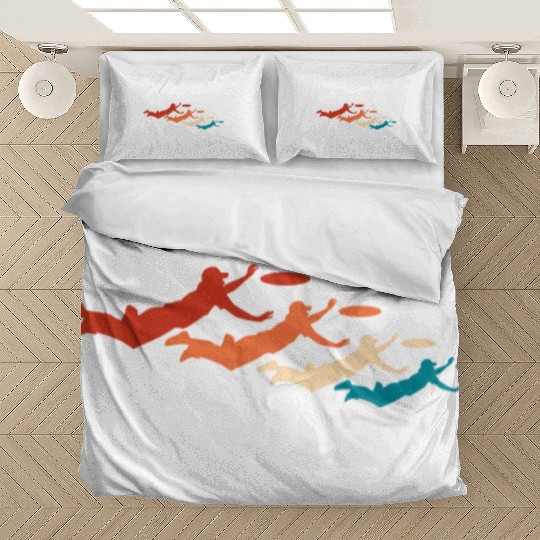 Ultimate Frisbee Retro Vintage Bedding Sets