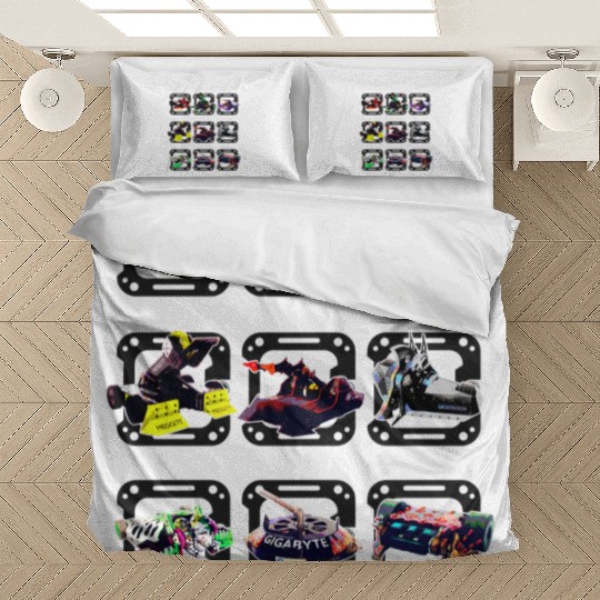 BattleBots Group Robot Photo Box Up Bedding Sets, Mens