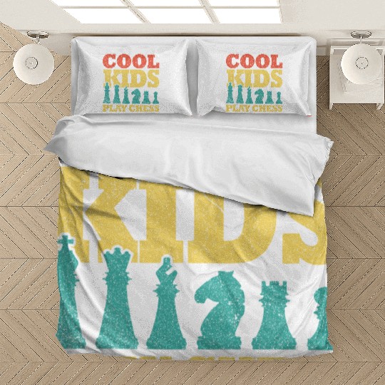 Chess Board Game Player Lover Cool Kids Bedding Sets