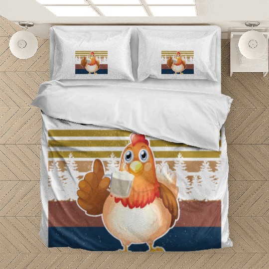 Chickens And Coffee | Chicken Bedding Sets