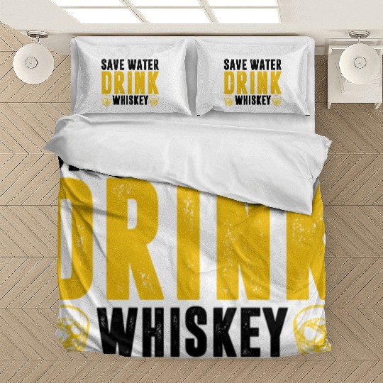 Drinks Bourbon Drinking Lover Save Water Drink Bedding Sets