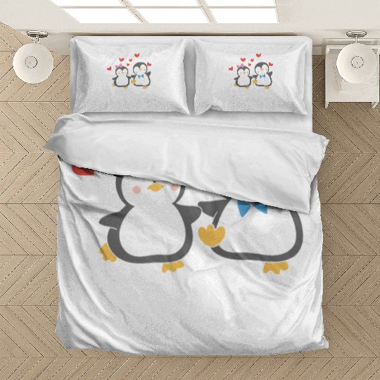 You're my Penguin Valentines Day Couples Bedding Sets