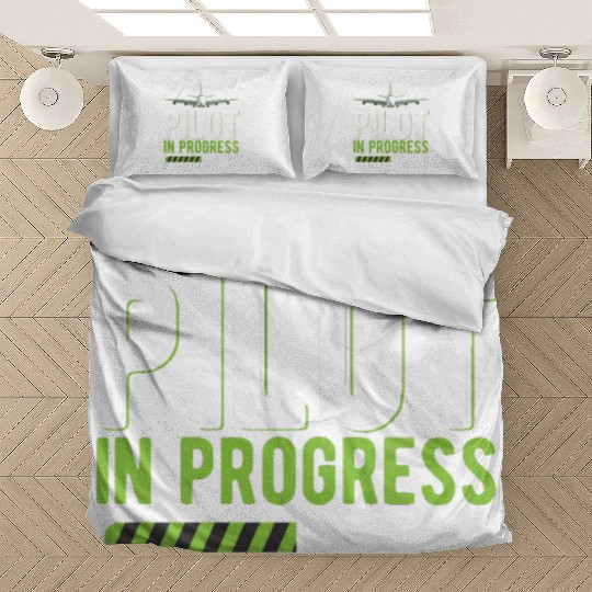 Pilot Loading Airplane Funny Pilots Bedding Sets