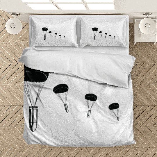 Parachute Bullet Paratrooper Airborne Army Bedding Sets
