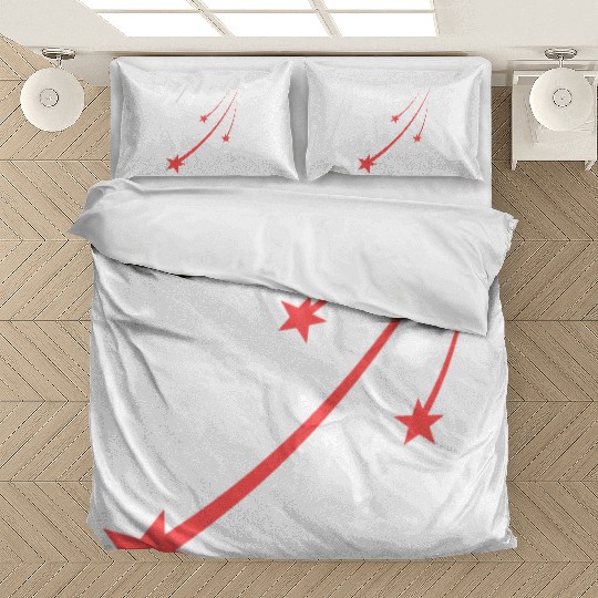 Stars Oranges Design Bedding Sets