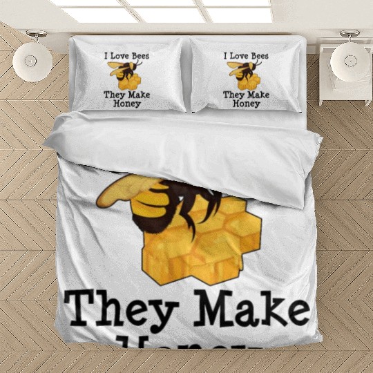 I Love Bees Honey Bee Beekeeping Beekeeper Bedding Sets